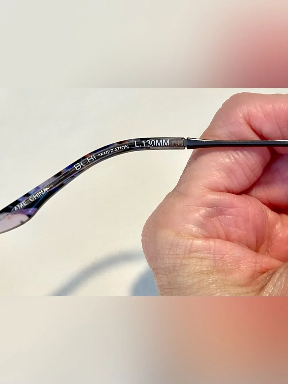BCBG Generation Talented - Blue Speckled~Cat Eye - Eyeglass Frames -50-15-130 CV